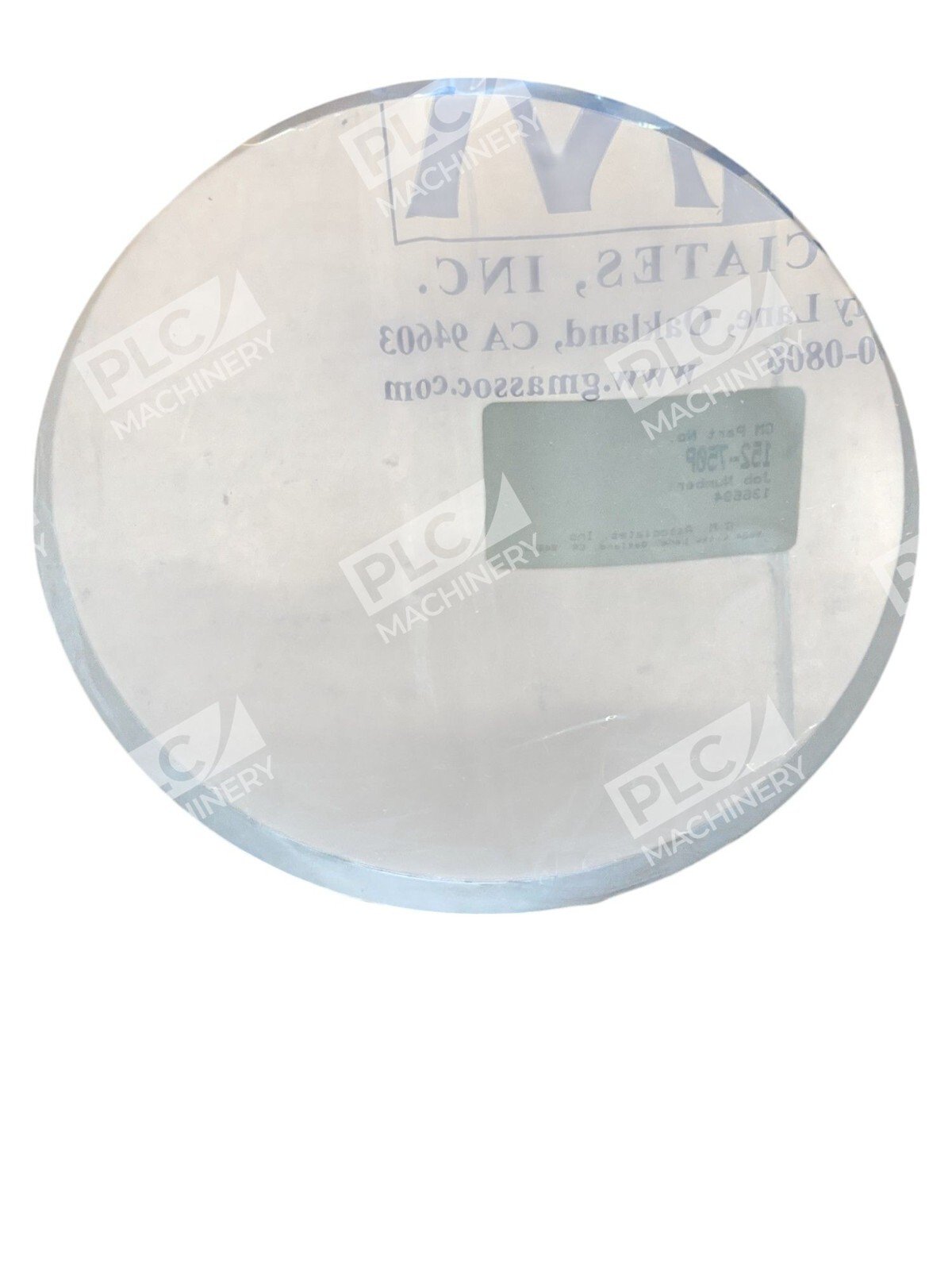GM 136694 6" Dia 3/4" Thickness Polished Quartz Disc 152-750P - Image 3