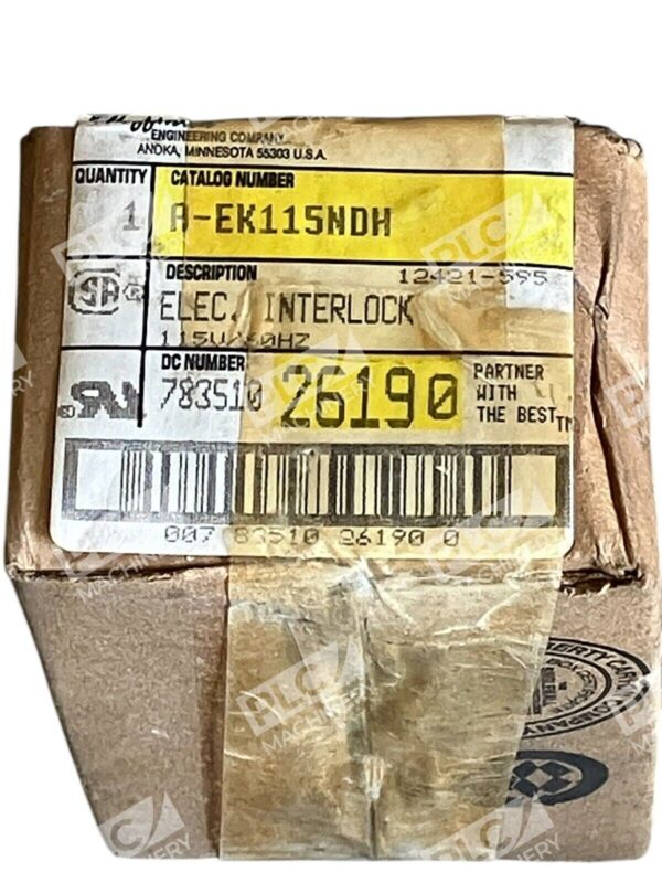 Hoffman Electric Interlock 26190 A-EK115NDH - Image 2