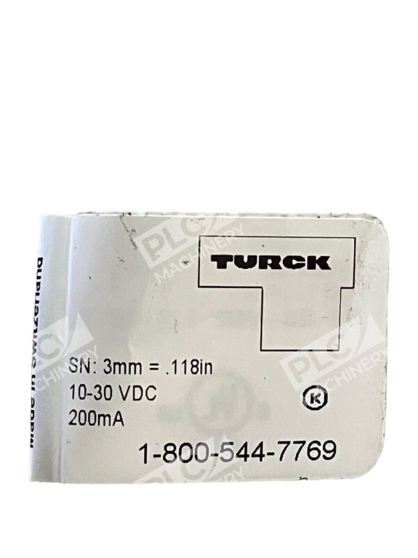 Turck BI 3-Q06-AP6X2-0.2M-PSG 3M Inductive Sensor - Image 4
