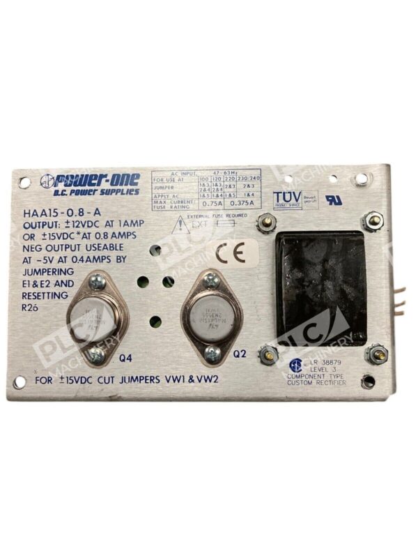 Power-One 12VDC 1A DC Power Supplies Custom Rectifier Power Supply HAA15-0.8-A