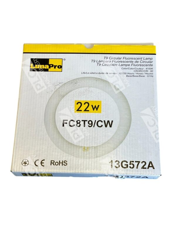 LunaPro 13G572A 22W T9 Circular Flourescent Lamp FC8T9/CW (lot of 3) - Image 2