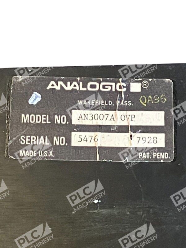 Analogic Pwer Supply Module Aerospace Lab Unit AN3007A OVP - Image 2