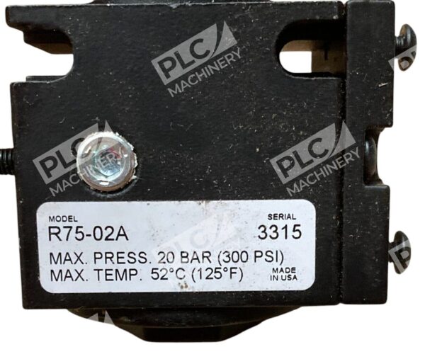 Parker Watts Pneumatic Regulator R75-02A - Image 3