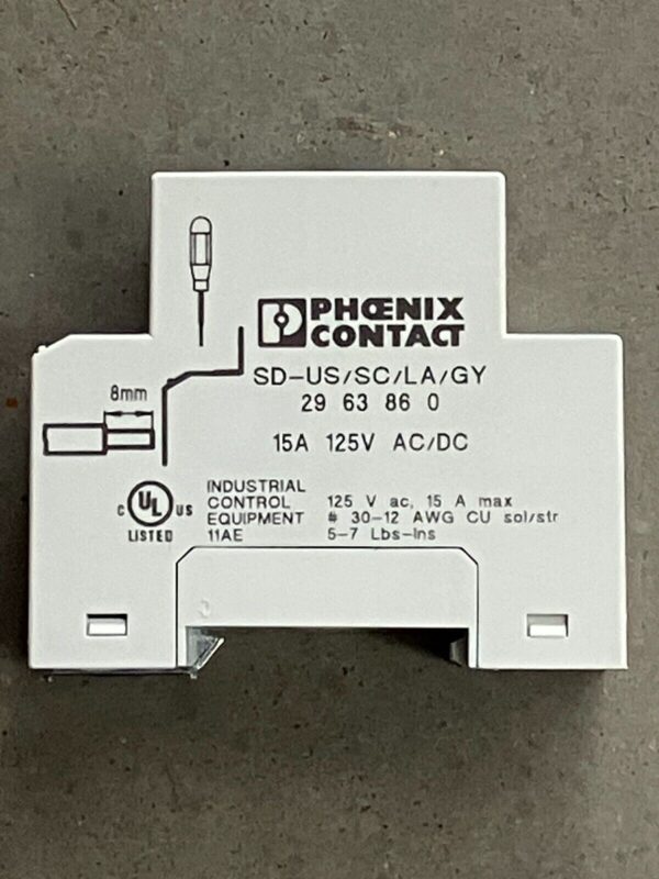 Phoenix Contact SD-US/SC/LA/GY Socket - Image 2