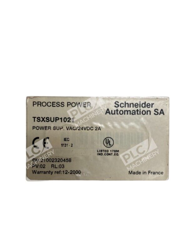 Schneider Automation Modicon Telemecanique TSX Sup 2A Power Supply TSXSUP1021 - Image 4