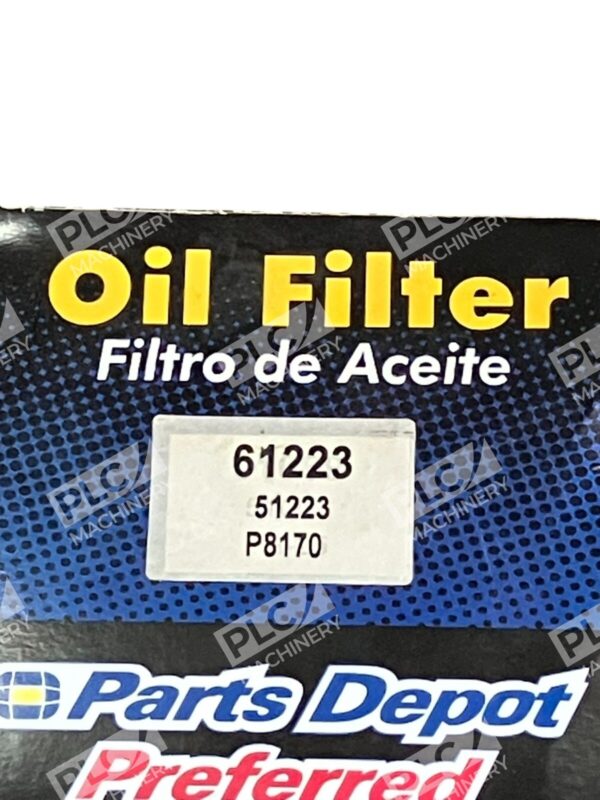 Parts Depot Preferred 51223 P8170 Oil Filter 61223 - Image 2
