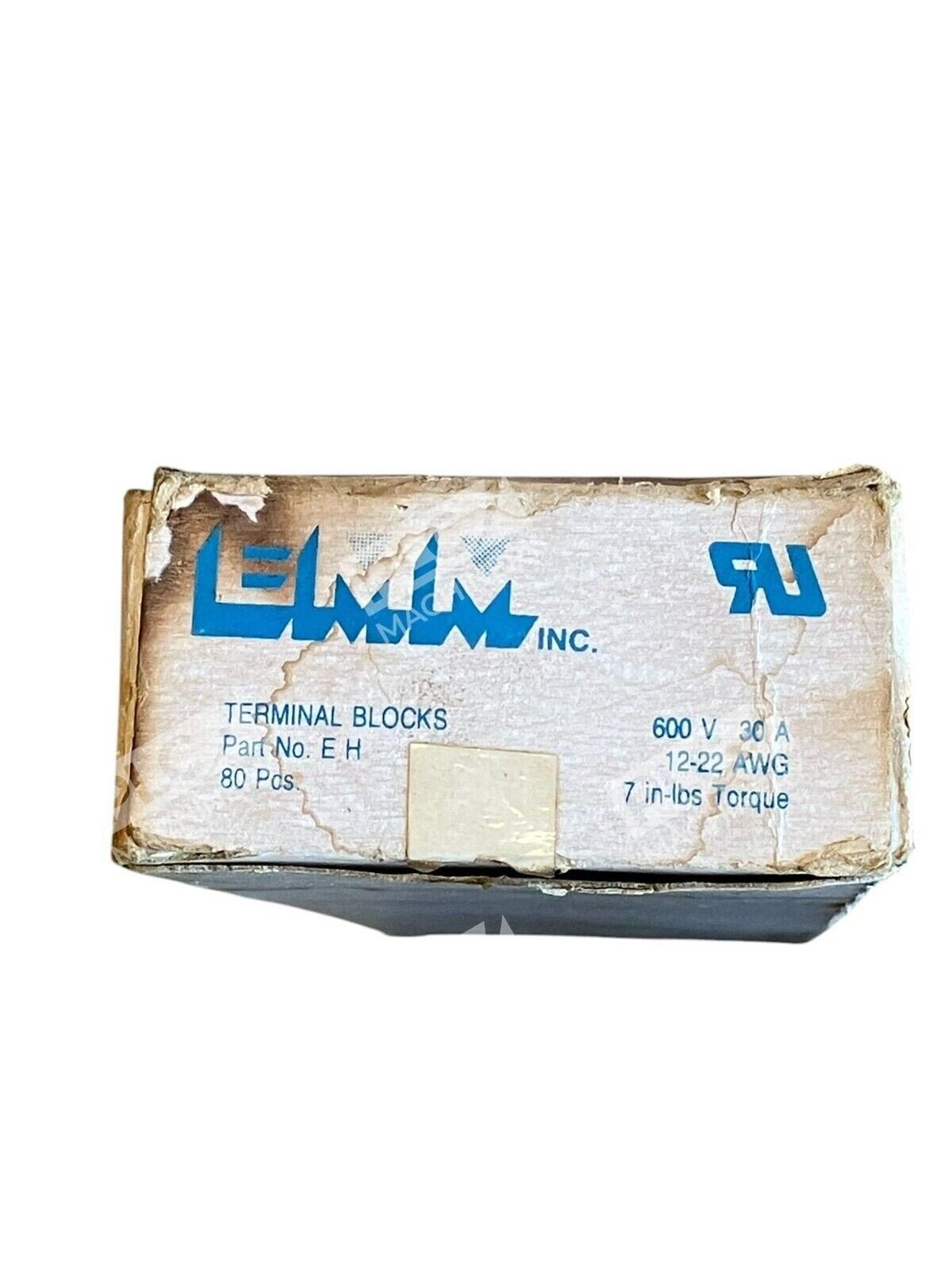 EMM 600V 30A 12-22AWG Terminal Blocks EH (Box of 80)