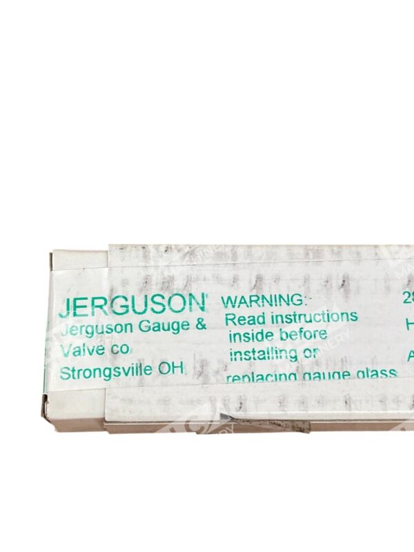 Jerguson Gauge & Valve 280x34x17 Size 7 Borosilicate Gauge Glass 2071845 - Image 3