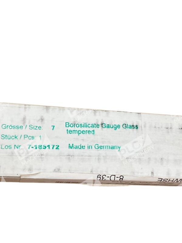 Jerguson Gauge & Valve 280x34x17 Size 7 Borosilicate Gauge Glass 2071845 - Image 5