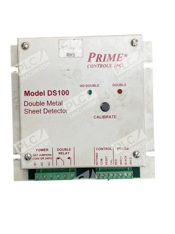 Prime Controls Double Metal Sheet Detector Model DS100