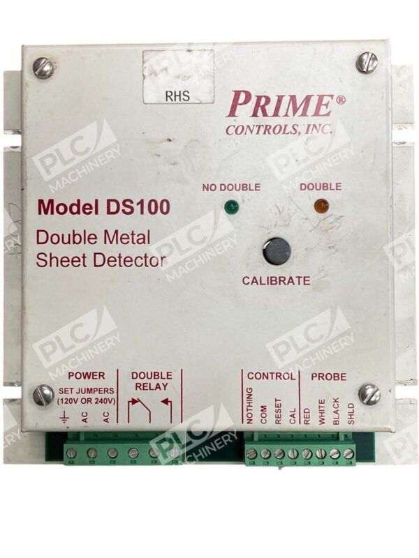Prime Controls Double Metal Sheet Detector Model DS100 - Image 2