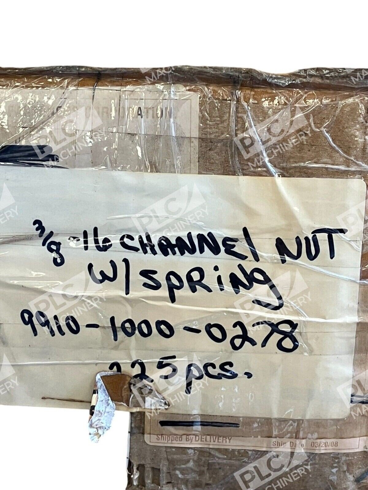 3/8-16 Channel Nut W/ Spring 9910-1000-0278 (Box of 225) - Image 3