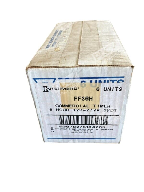 Intermatic Commercial Timer 6 Hour 120-277V SPDT FF36H (Box of 6) - Image 2