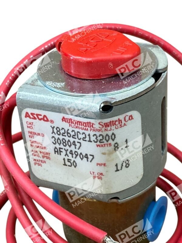 ASCO 308047 8.1W 1/8 150PSI Solenoid Valve X8262C213200 - Image 4