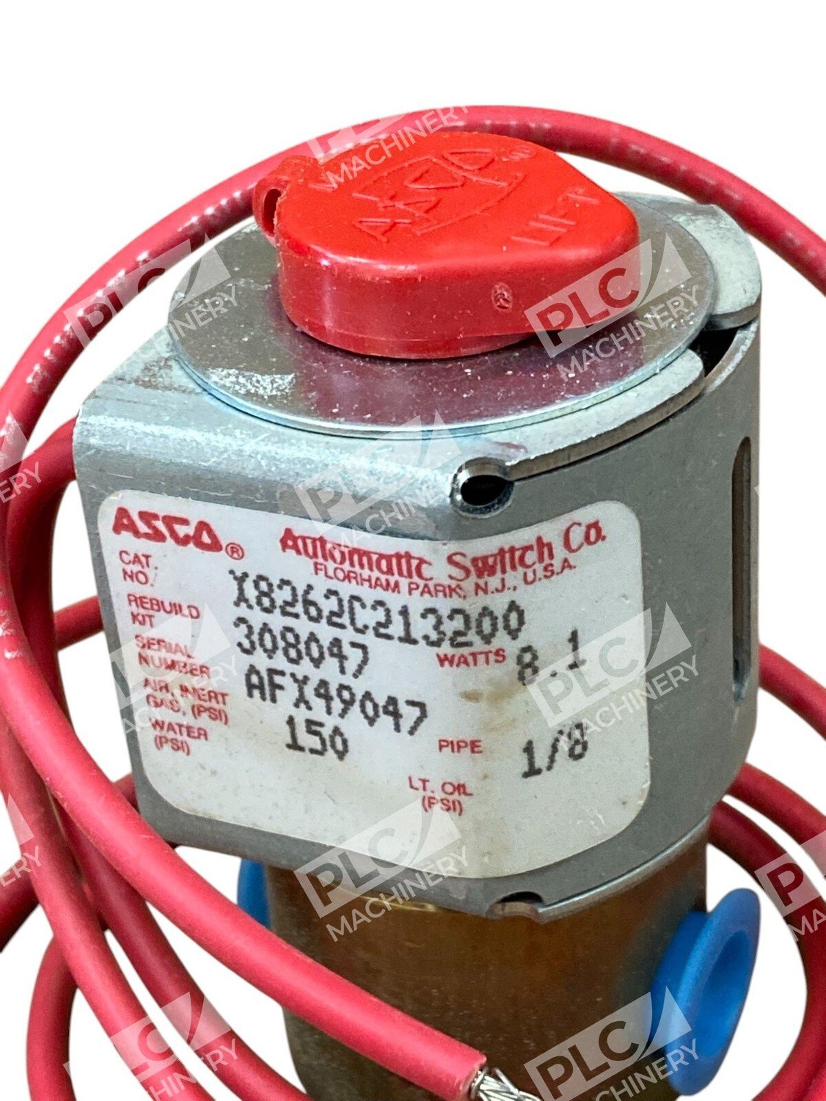 ASCO 308047 8.1W 1/8 150PSI Solenoid Valve X8262C213200 - Image 4