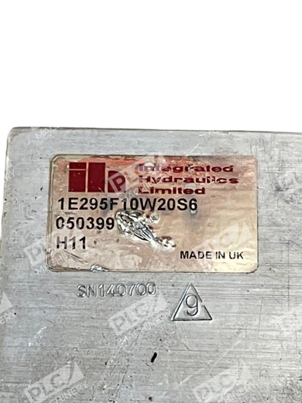 Integrated Hydraulic Limited 1E295F10W20S6 - Image 2