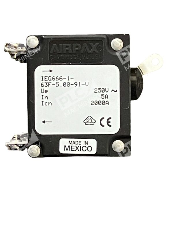 Airpax IEG666-1-63F-5.00-91-V Circuit Breaker
