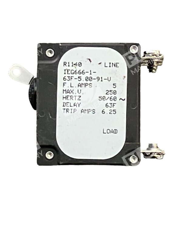 Airpax IEG666-1-63F-5.00-91-V Circuit Breaker - Image 2