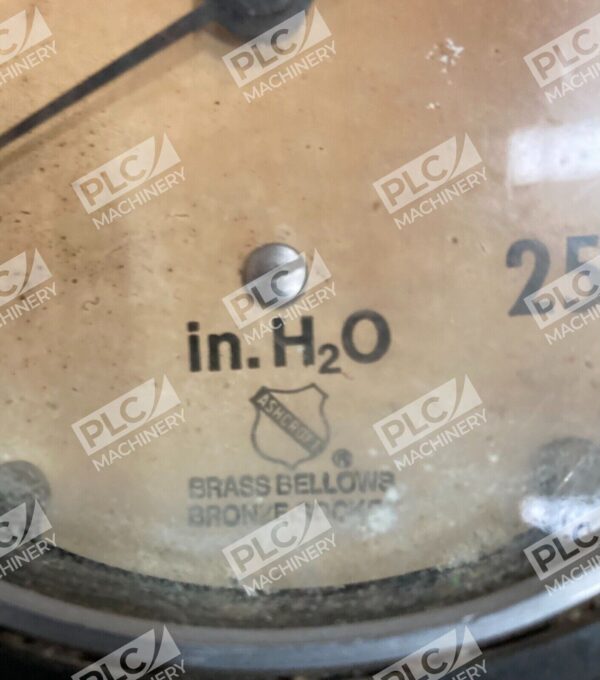 Ashcroft Brass Bellows Browne Focus in H20 Pressure Gauge 0-250PSI - Image 2