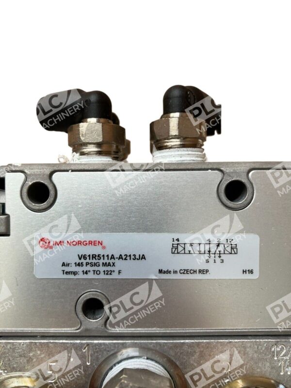 IMI Norgren V61R511A-A213JA Pneumatic Direct Solenoid Valve 2x w/ 4x 13J - Image 2