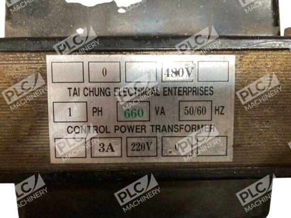 Tai Chung 480V 1PH 50/60Hz 3A 220V Control Power Transformer 660VA - Image 2