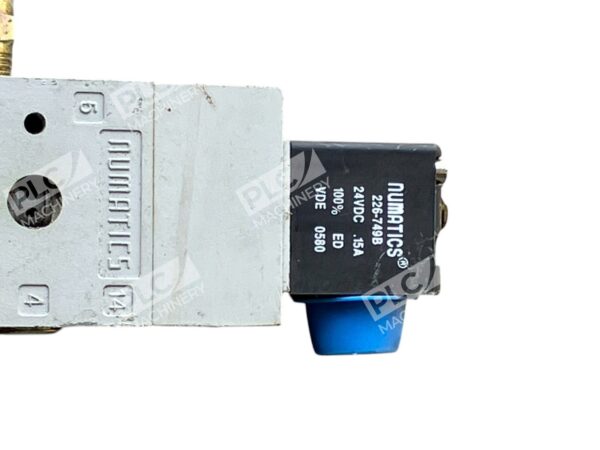 Numatics Solenoid Valve w/ 2 24VDC .15A 100% ED VDE 0580 226-749B - Image 2