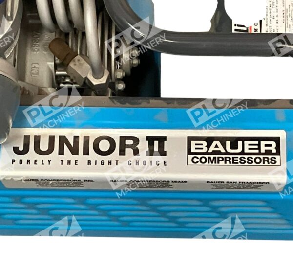 Bauer Lincoln SRD2S2T1B6028B Portable Air Compressor Junior II JRII-E1/MTR-25 - Image 2