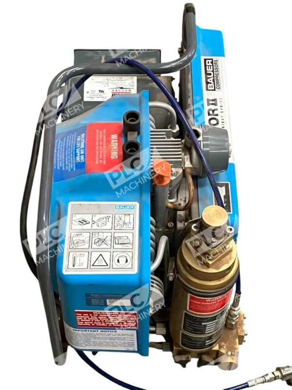 Bauer Lincoln SRD2S2T1B6028B Portable Air Compressor Junior II JRII-E1/MTR-25 - Image 3