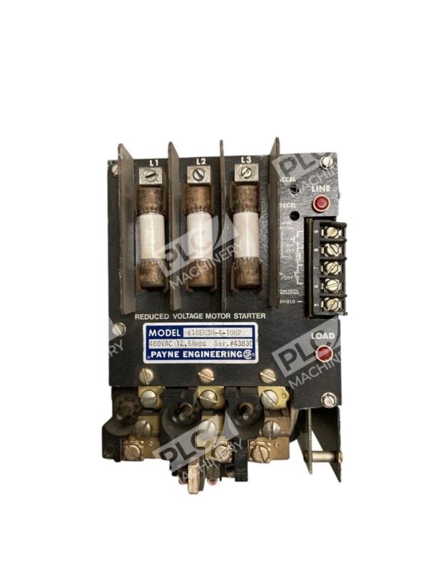 Payne Engineering 460VAC 12.6A Reduced Voltage Motor Starter 18EM3M-4-10HP
