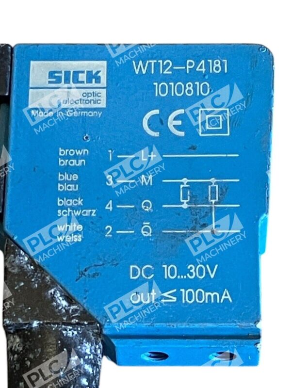 Sick DC10-30V 1010810 Photoelectric Sensor WT12-P4181 - Image 2