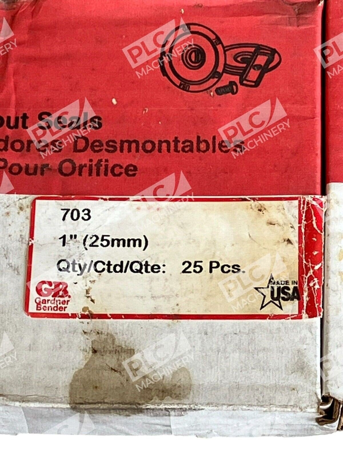Gardner Bender Knockout Seals 1" 25mm 703 (Box of 25) - Image 2