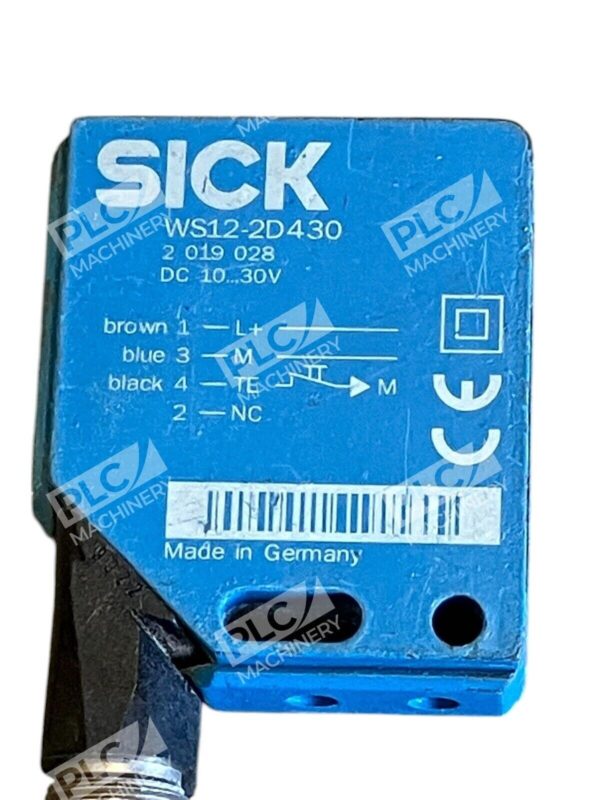 Sick 2019028 10-30VDC Photoelectric Sensor WS12-2D430 - Image 2