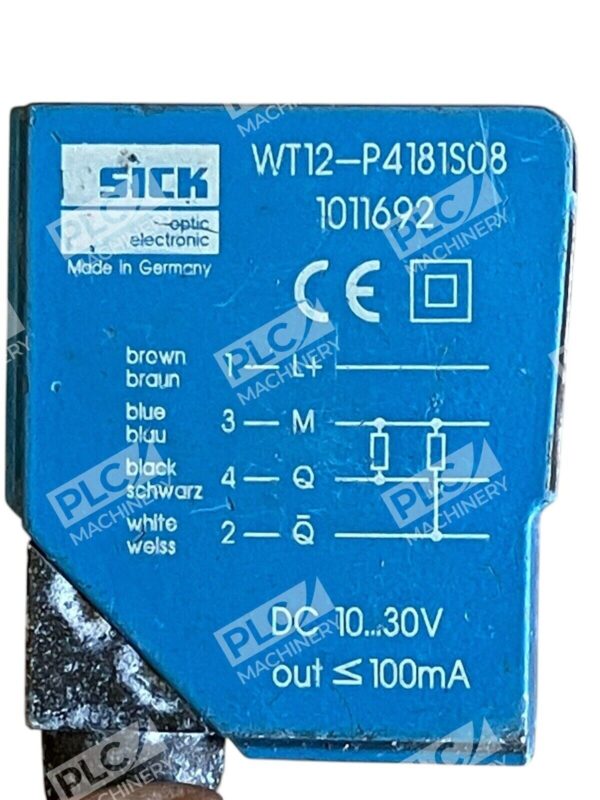 Sick 1011692 10-30VDC Proximity Sensor WT12-P4181S08 - Image 2