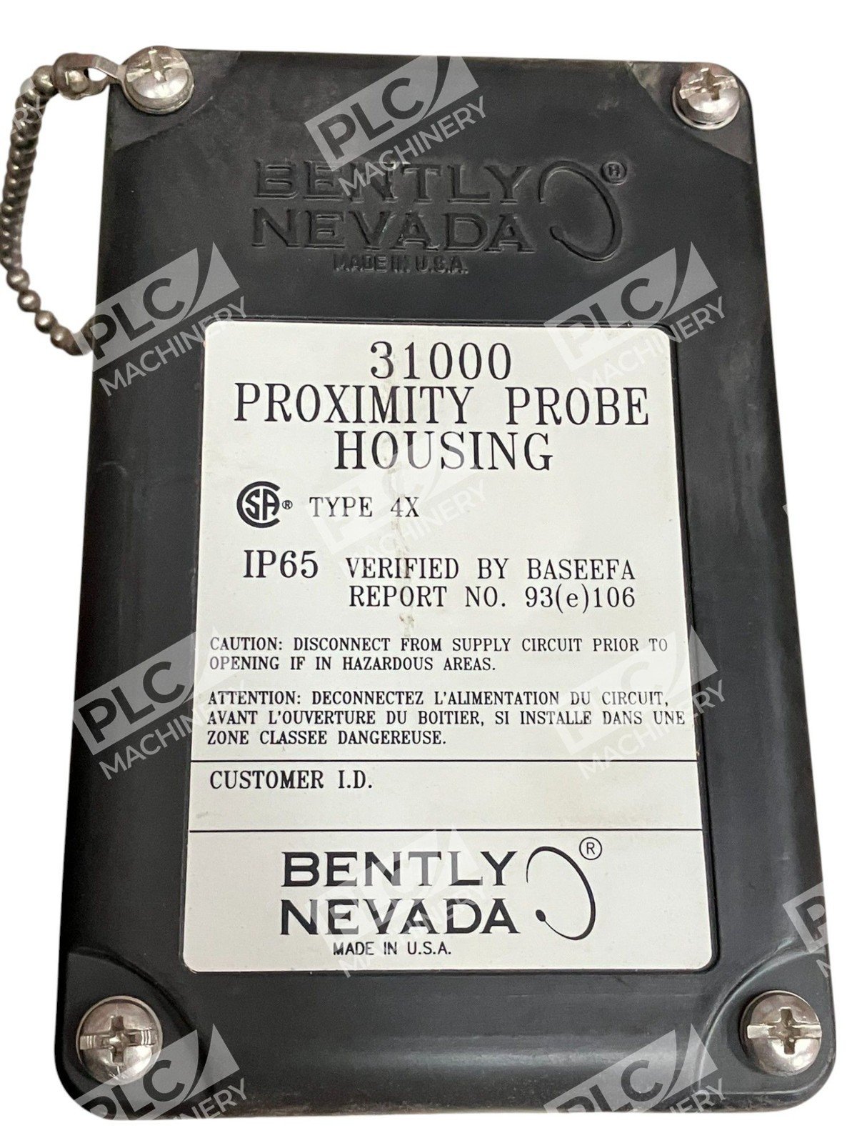 Bently Nevada 31000 Proximity Probe Housing 31000-00-00-15-285-03-02 - Image 3