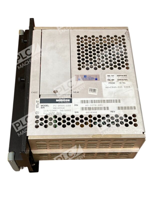 MODICON PC-0984-680 PROGRAMMABLE CONTROLLER MODULE AEG - USED - FREE SHIPPING - Image 3