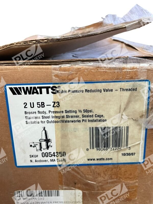 Watts 0054350 Water Pressure Reducing Valve Threaded 2 U5B-Z3