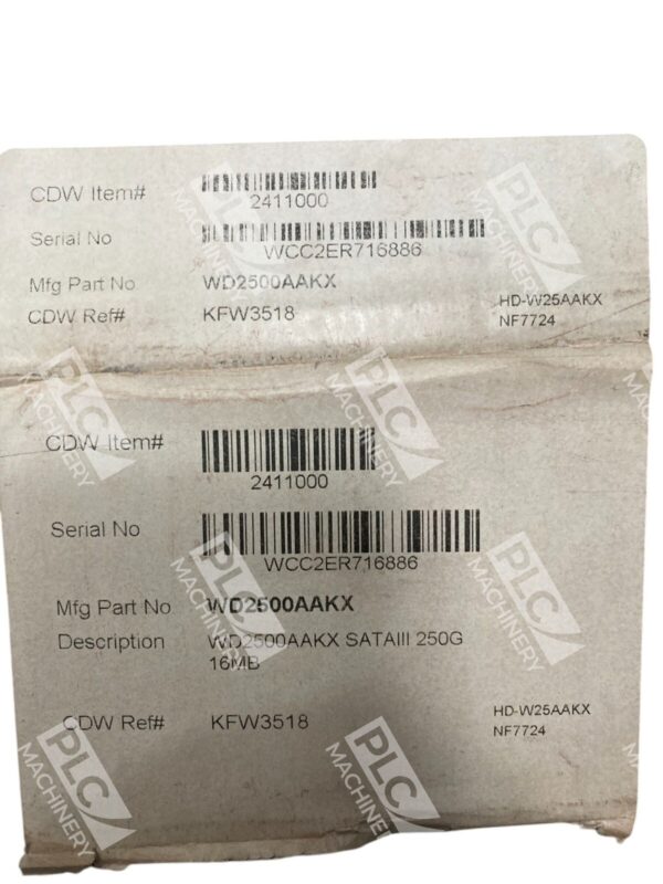 Western Digital WD SATAIII 250GB 16MB Hard Disk Drive WD2500AAKX - Image 2