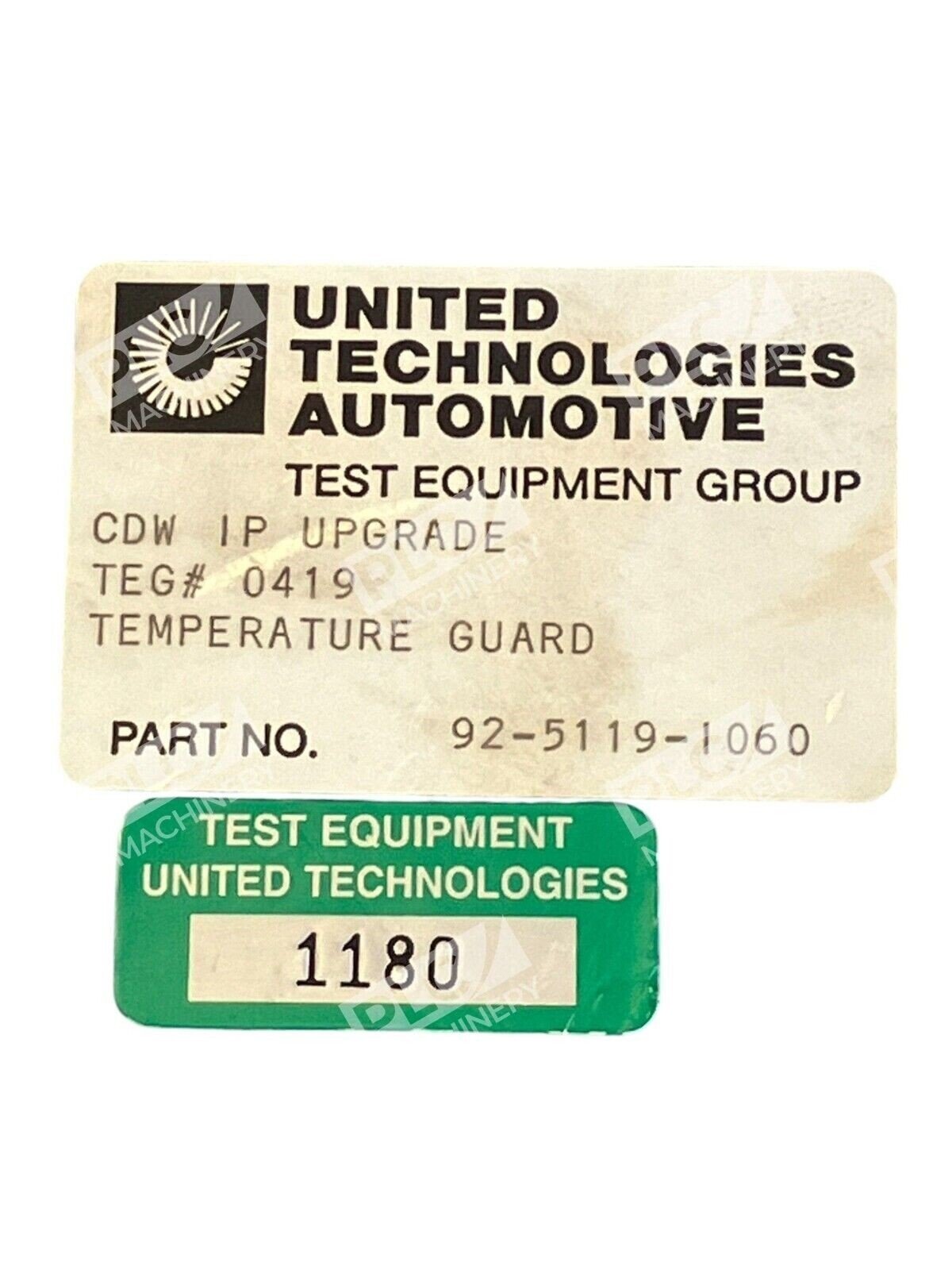 United Technologies Automotive Temperature Guard 0419 92-5119-1060 Omega CN101 - Image 3