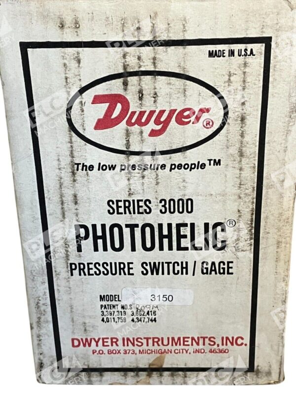 Dwyer Instruments Series 3000 Photohelic Pressure Switch Gauge Model 3150 NIB - Image 2