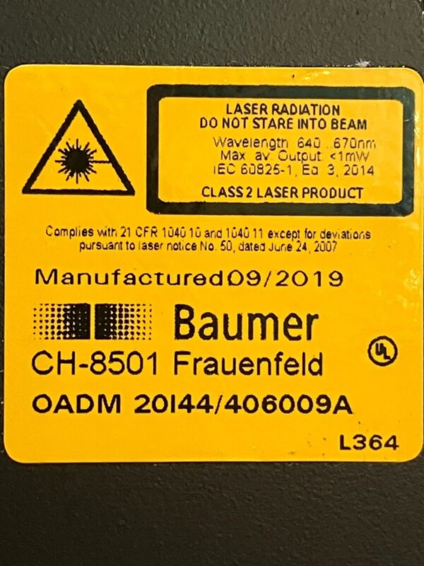 Baumer OADM 20144/406009A Long Range Thickness Sensor 97942ASSY174K175G01 - Image 3