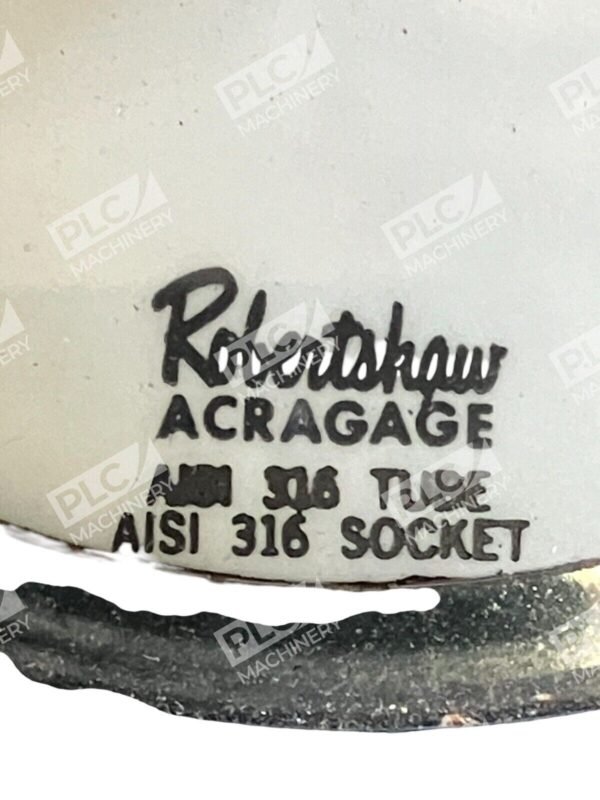 Robertshaw Test Gage 1-100PSI AISI 316 Tube AISI 316 Socket Acragage - Image 3