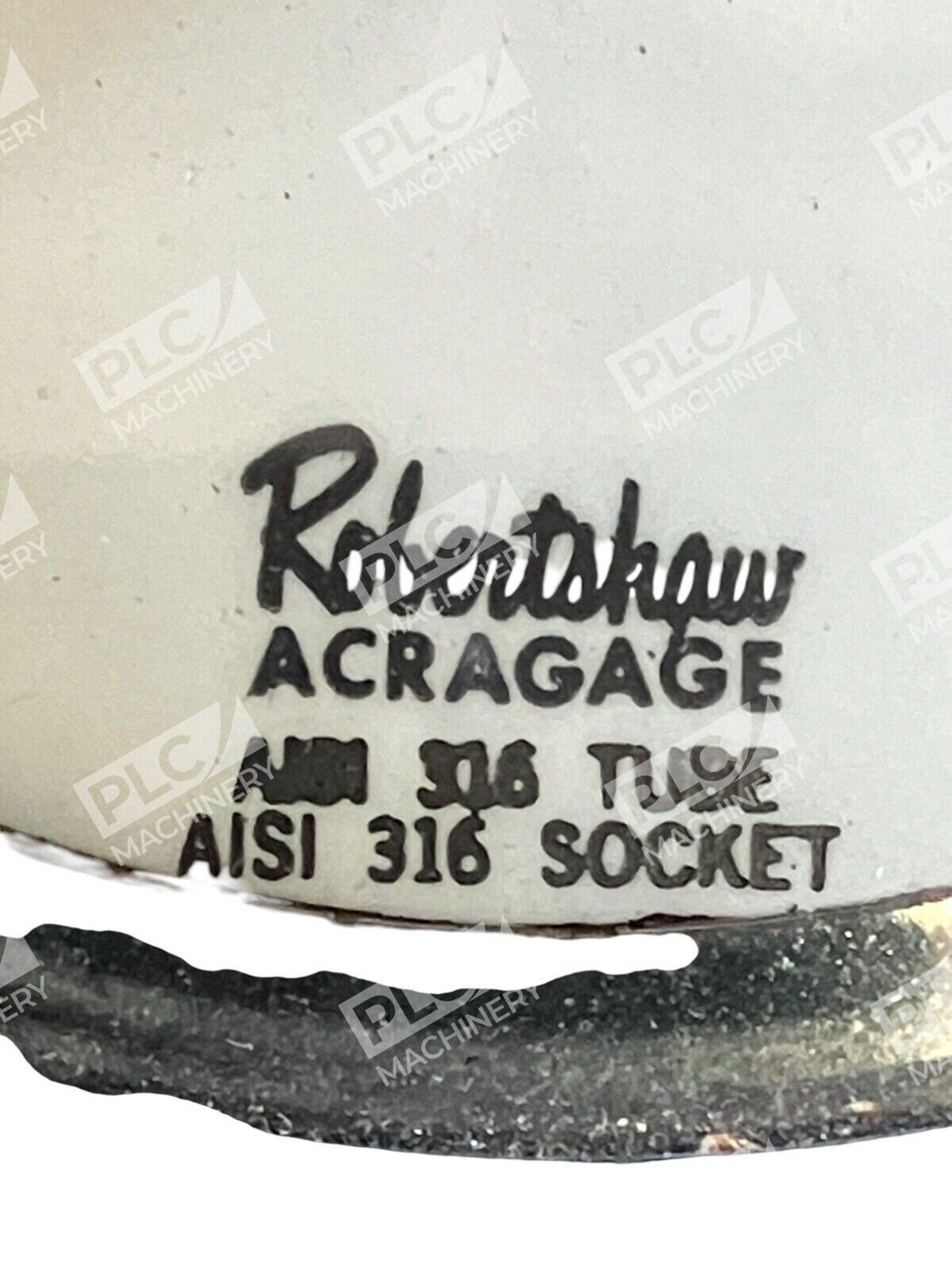 Robertshaw Test Gage 1-100PSI AISI 316 Tube AISI 316 Socket Acragage - Image 3