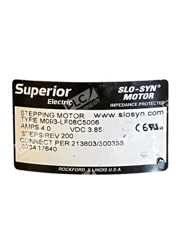 Superior Electric M093-LF08C5006 Slo-Syn w/ 300354-006 - Image 2