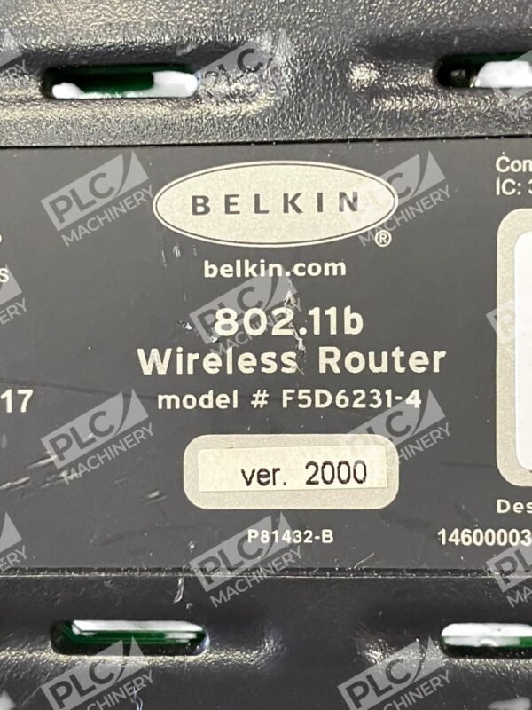 Belkin 802.11b Wireless Router F5D6231-4 - Image 3