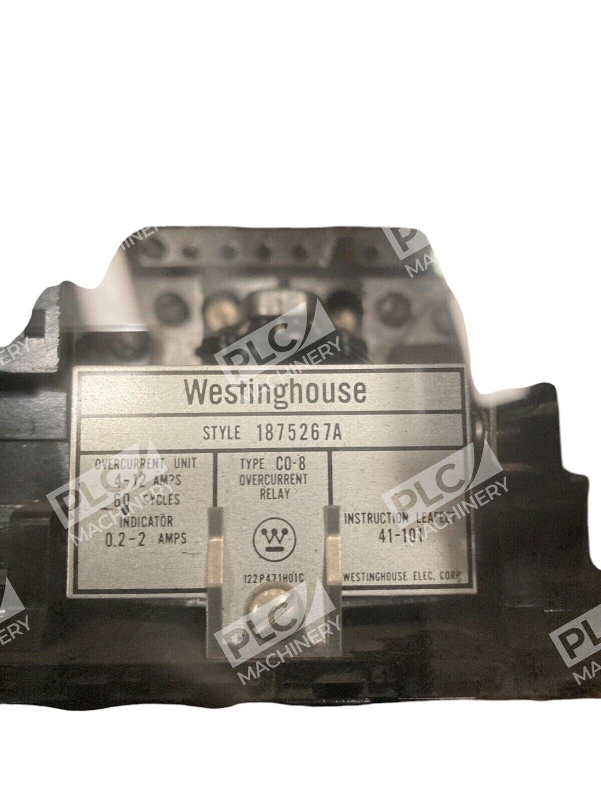 Westinghouse 60Hz 4-12A Overcurrent Protection Relay 1875267A - Image 2