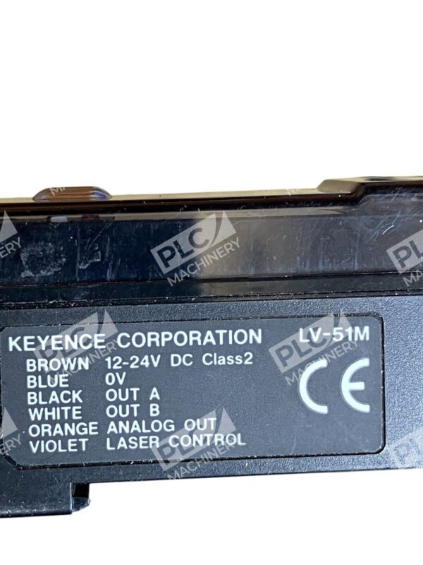 Keyence Digital Laser Sensor LV-51M - Image 3