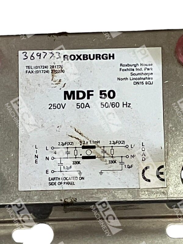Roxburgh MDF-50 250V 50A 50/60Hz - Image 2