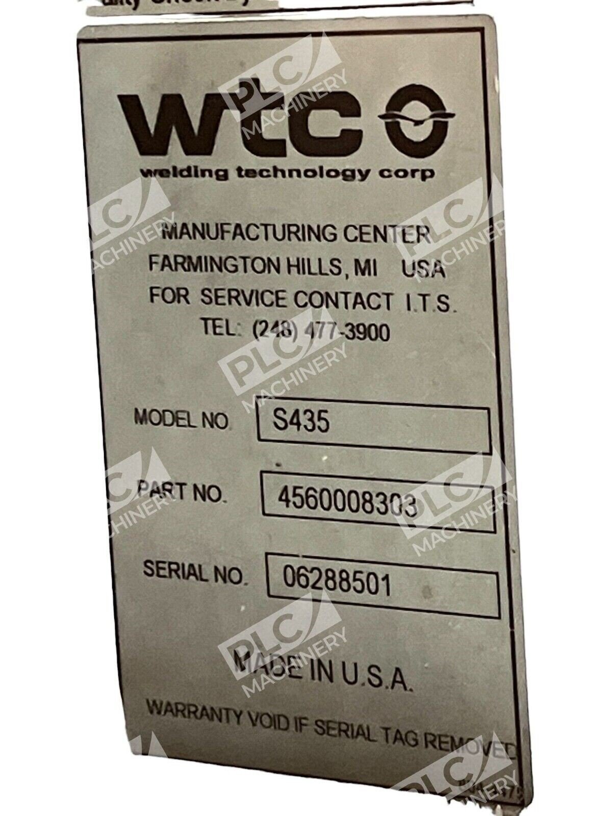 WTC 4560008303 Module S435 SM303-0699V1 Shanghai Medar Welding - Image 2