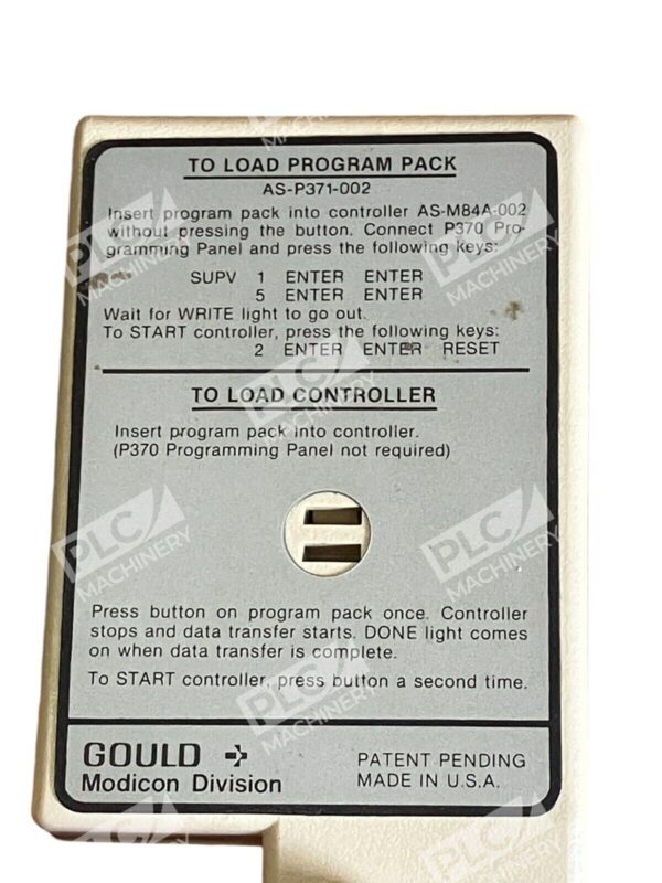 Gould Modicon AS-P371-002 - Image 3