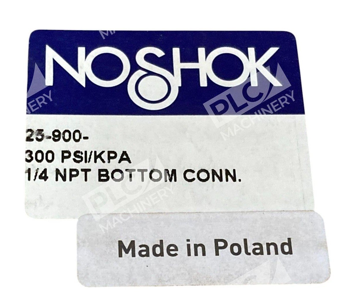 Noshok 300PSI/KPA 1/4NPT Bottom Connector Pressure Gauge 25-900-300 - Image 2